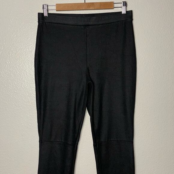 Trouve leggings black faux leather High Waisted Skinny Pants women's size medium - Picture 5 of 16